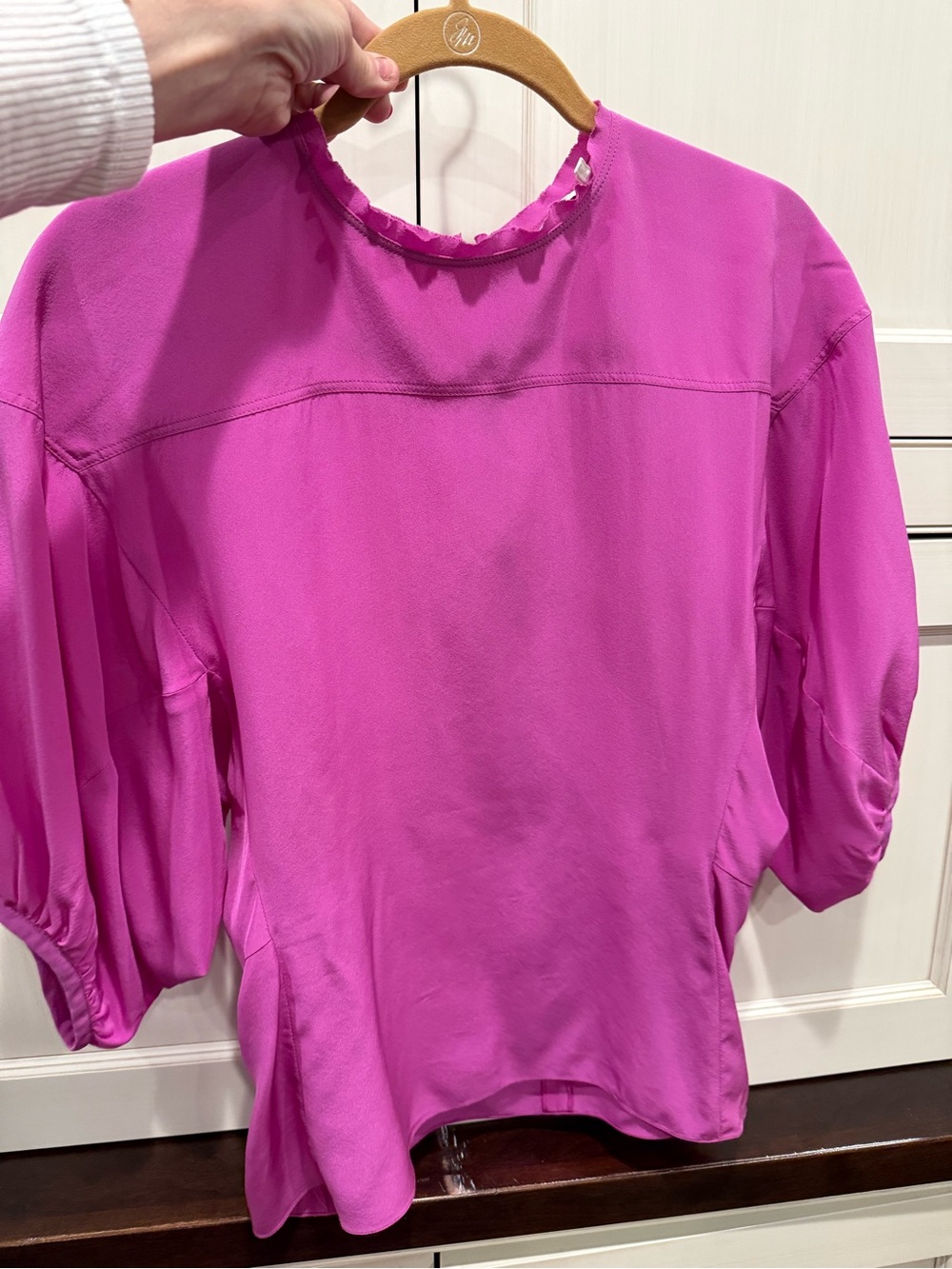 Chloe silk blouse Back zipper size 38